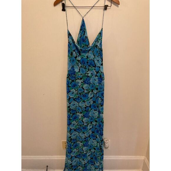 Rotate Chiffon‎ Maxi Slit Dress - Picture 3 of 7